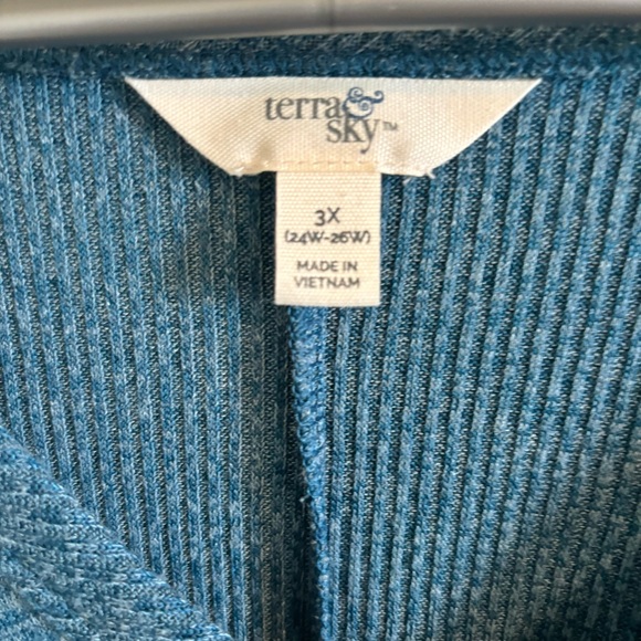 Terra & Sky Long Sleeve 3X EUC - Picture 4 of 4